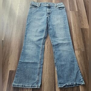 JUNIORS 14 HUSKY Wrangler Light Blue Flare Women's Jeans